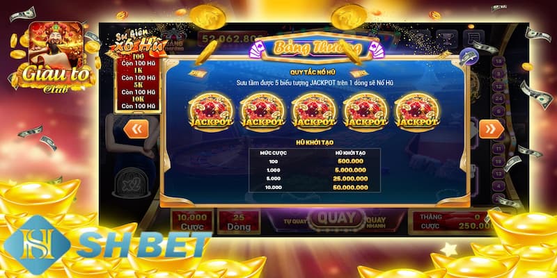 Khám phá thông tin về game nổ hũ giàu to