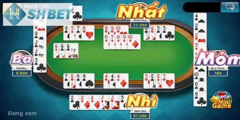 Luật chơi phỏm trực tuyến chỉ với vài quy tắc cơ bản