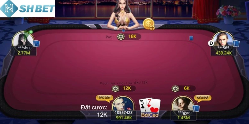 Bài Xì Tố có hàng triệu người chơi tại sân chơi Shbet