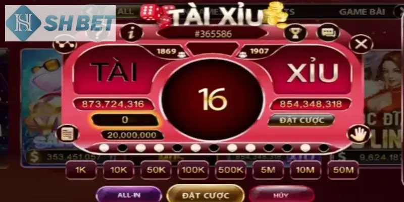 Giao diện chơi tài xỉu trực tuyến thân thiện, trải nghiệm mượt mà