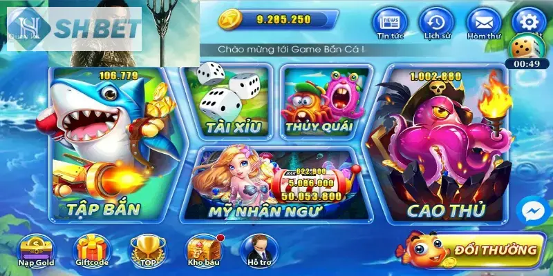 Nỏ bắn cá thuộc các trò chơi được yêu thích mọi thời đại