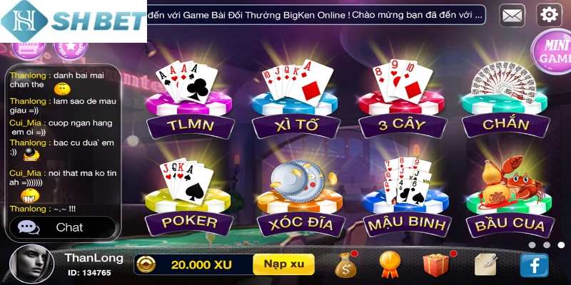Chơi game bài đổi thưởng trực tuyến không giới hạn hôm nay