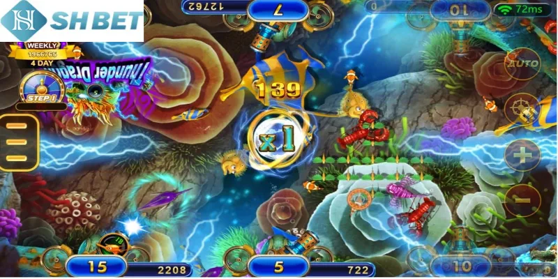 Game có hệ thống vũ khí, vật phẩm săn cá đa dạng hiện nay
